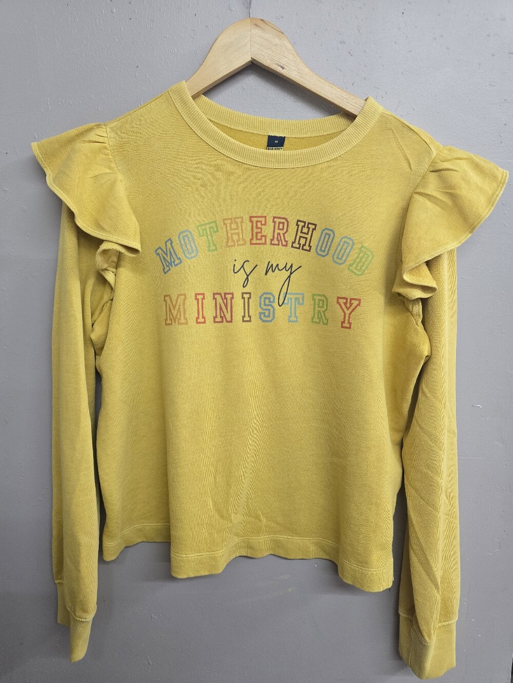OLD NAVY:: Mustard Yellow Sweater Blouse